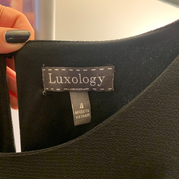 Luxology Size 4 Black wide leg romper - Picture 8 of 13